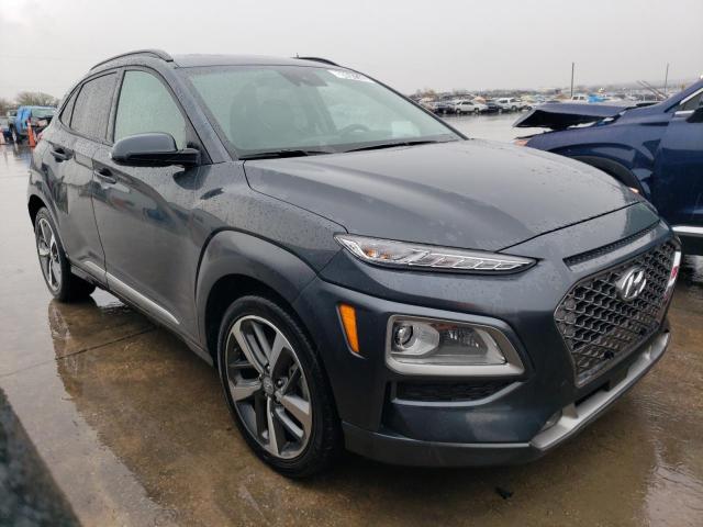 KM8K5CA59MU740226 - 2021 HYUNDAI KONA ULTIMATE GRAY photo 4