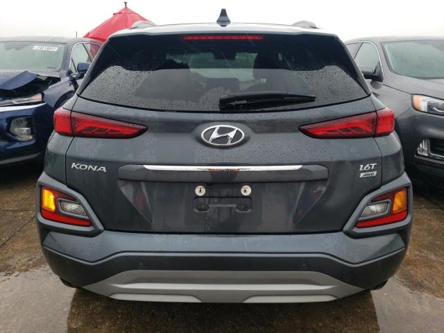 KM8K5CA59MU740226 - 2021 HYUNDAI KONA ULTIMATE GRAY photo 6