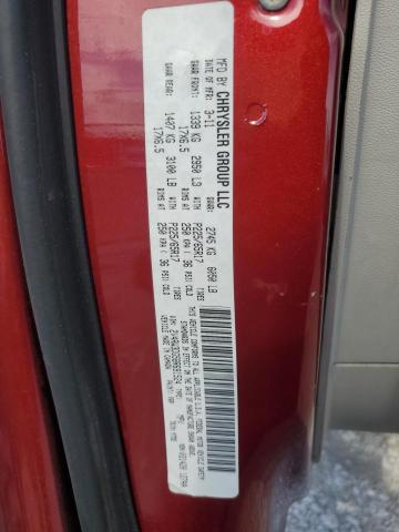 2V4RW3DG5BR691524 - 2011 VOLKSWAGEN ROUTAN SE Қызыл фото 13