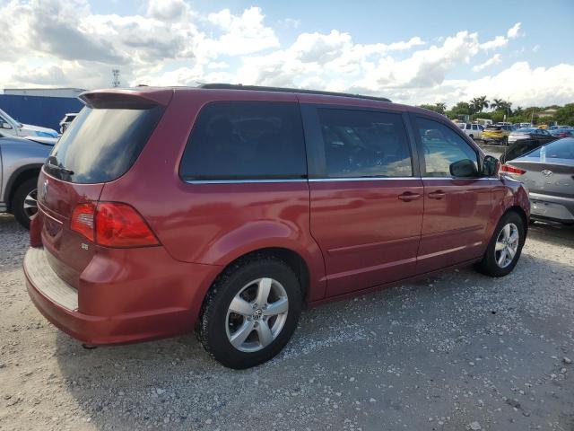 2V4RW3DG5BR691524 - 2011 VOLKSWAGEN ROUTAN SE Қызыл фото 3