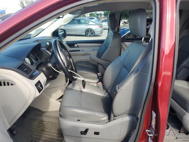 2V4RW3DG5BR691524 - 2011 VOLKSWAGEN ROUTAN SE Қызыл фото 7