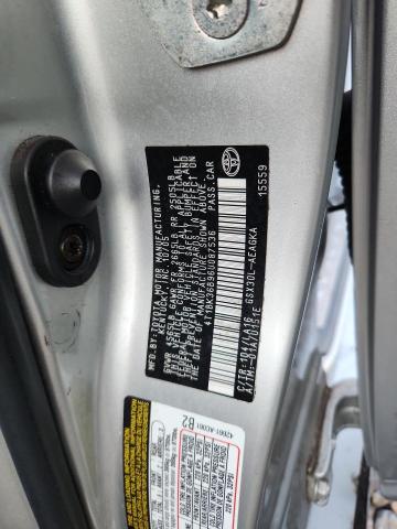 4T1BK36B96U087536 - 2006 TOYOTA AVALON XL 银色 照片 12