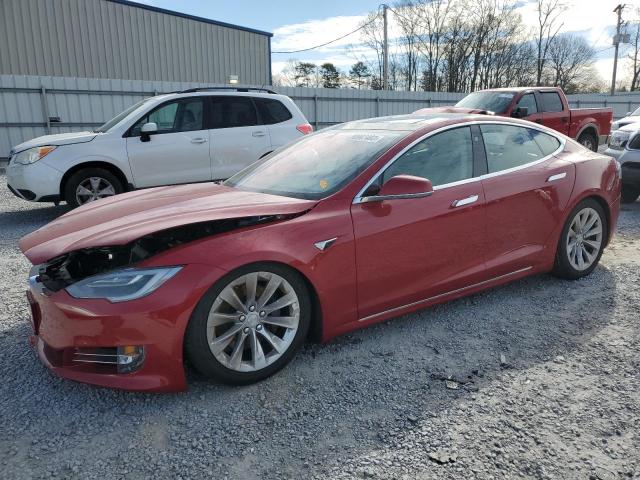 5YJSA1E27GF167716 - 2016 TESLA MODEL S RED photo 1