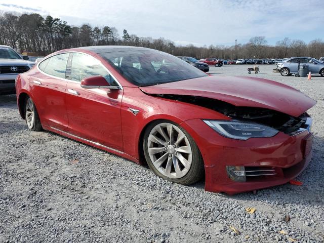 5YJSA1E27GF167716 - 2016 TESLA MODEL S RED photo 4