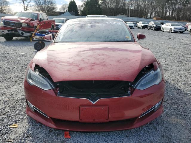 5YJSA1E27GF167716 - 2016 TESLA MODEL S RED photo 5