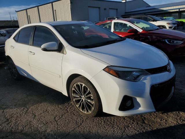 5YFBURHE2FP266569 - 2015 TOYOTA COROLLA L WHITE photo 4