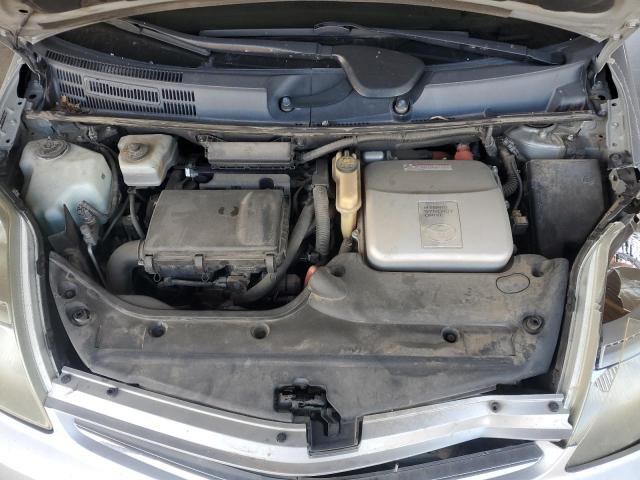 JTDKB20U773290974 - 2007 TOYOTA PRIUS SILVER photo 11