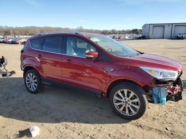 1FMCU9J93HUD72676 - 2017 FORD ESCAPE TITANIUM RED photo 4