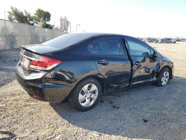 19XFB2F52DE238450 - 2013 HONDA CIVIC LX BLACK photo 3