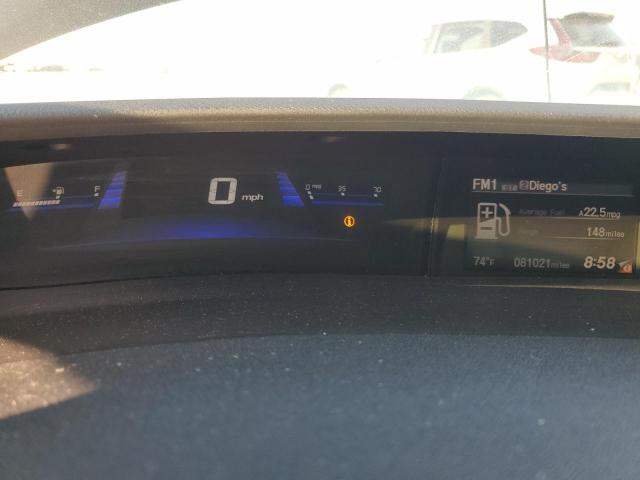 19XFB2F52DE238450 - 2013 HONDA CIVIC LX BLACK photo 9