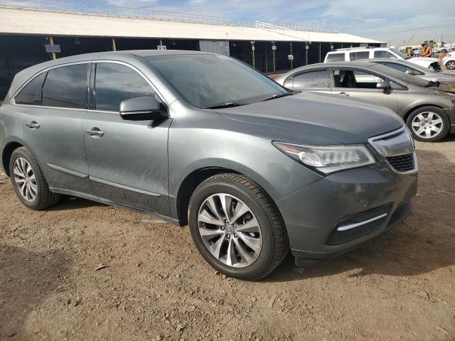 5FRYD3H47FB009366 - 2015 ACURA MDX TECHNOLOGY GRAY photo 4