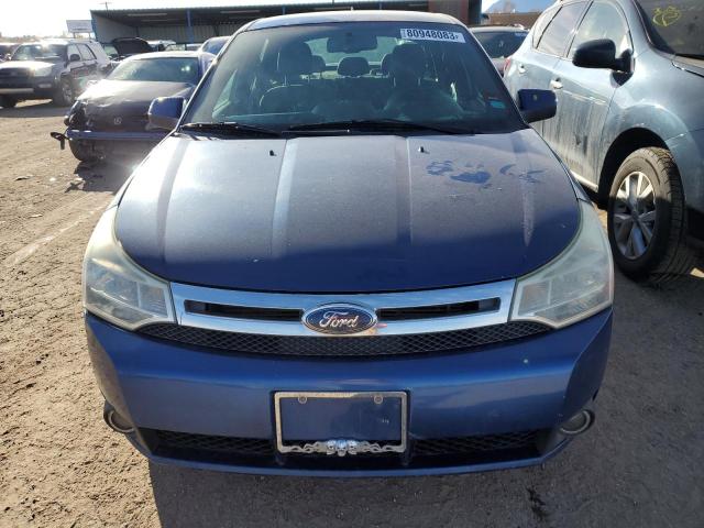 1FAHP36N39W229534 - 2009 FORD FOCUS SES BLUE photo 5