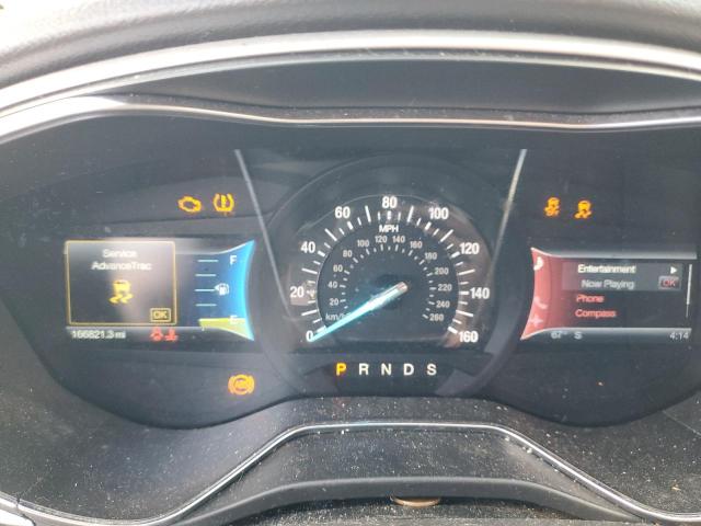 3FA6P0HR8DR369077 - 2013 FORD FUSION SE BLUE photo 9