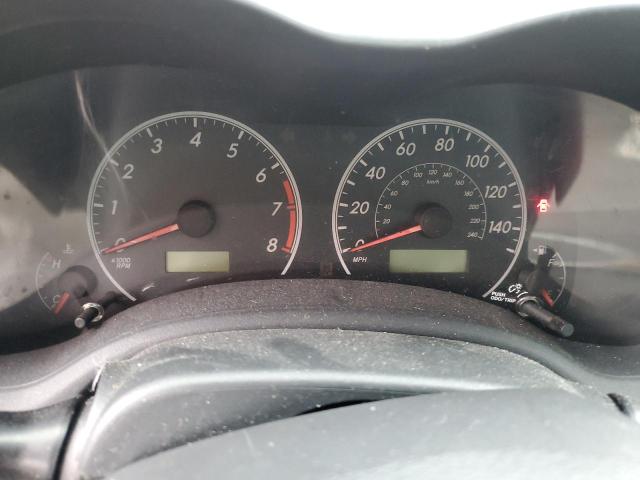 2T1BU4EE2CC782241 - 2012 TOYOTA COROLLA BASE BLACK photo 9