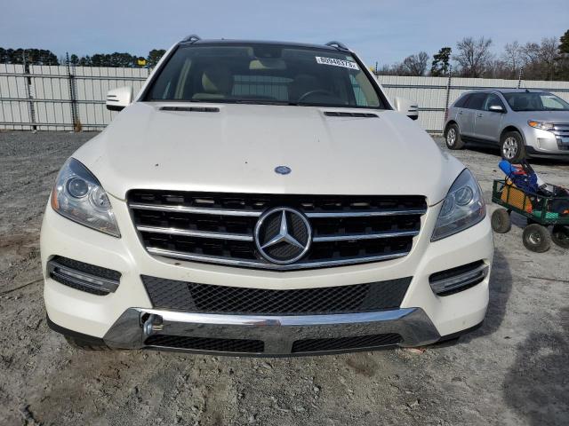 4JGDA5HB2CA025381 - 2012 MERCEDES-BENZ ML 350 4MATIC WHITE photo 5