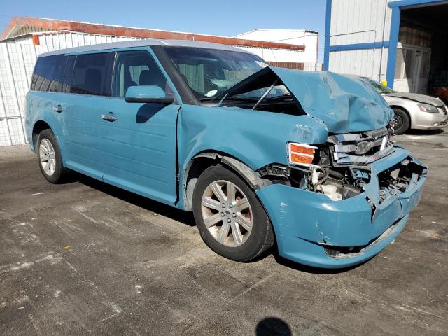 2FMGK5CC0CBD09672 - 2012 FORD FLEX SEL BLUE photo 4