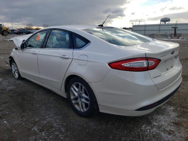 3FA6P0H79ER134011 - 2014 FORD FUSION SE WHITE photo 2