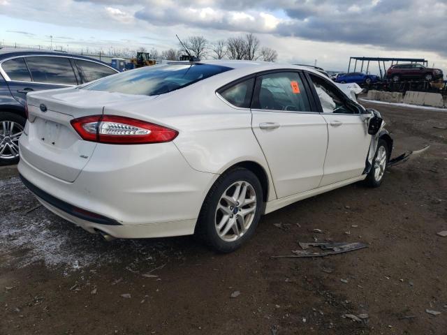 3FA6P0H79ER134011 - 2014 FORD FUSION SE WHITE photo 3