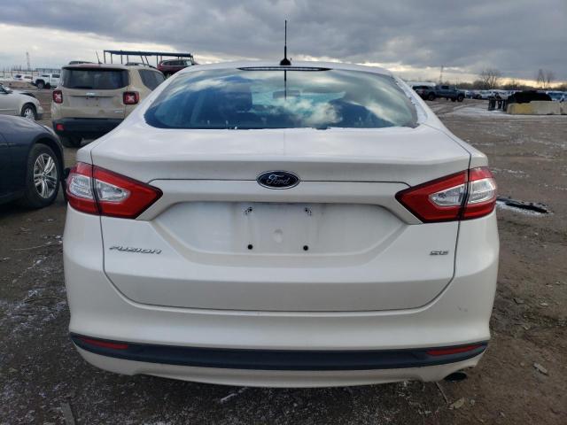 3FA6P0H79ER134011 - 2014 FORD FUSION SE WHITE photo 6