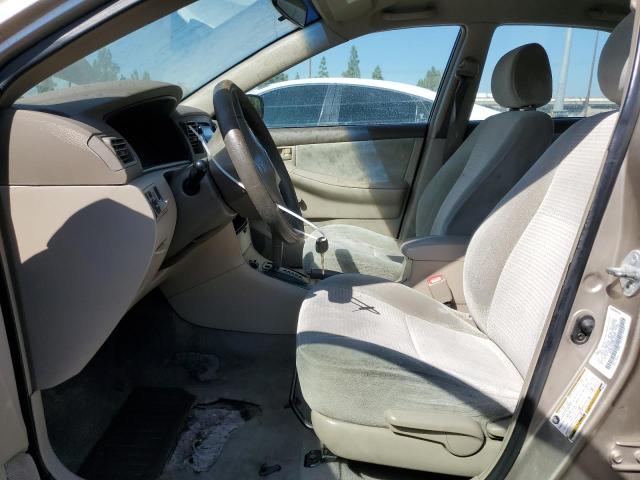 1NXBR32E95Z392772 - 2005 TOYOTA COROLLA CE BEIGE photo 7