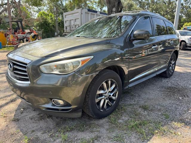 5N1AL0MN8EC541946 - 2014 INFINITI QX60 GREEN photo 2