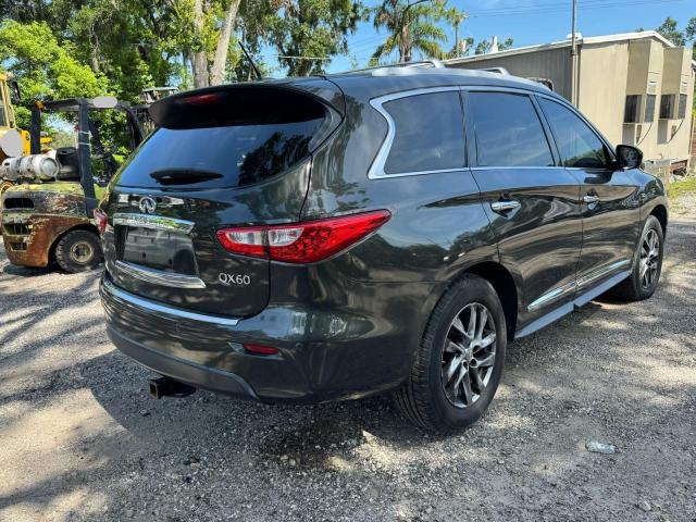 5N1AL0MN8EC541946 - 2014 INFINITI QX60 GREEN photo 4