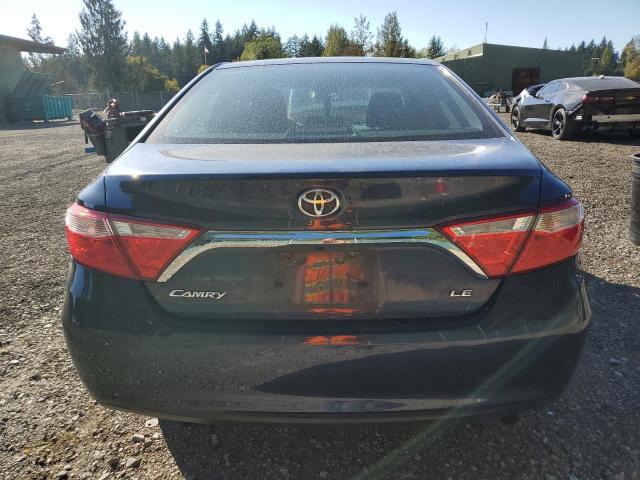 4T4BF1FK2FR483967 - 2015 TOYOTA CAMRY LE BLUE photo 6