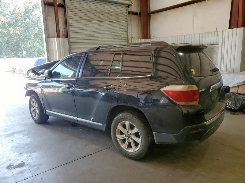 5TDZK3EH7DS129812 - 2013 TOYOTA HIGHLANDER BASE Schwarz Foto 2