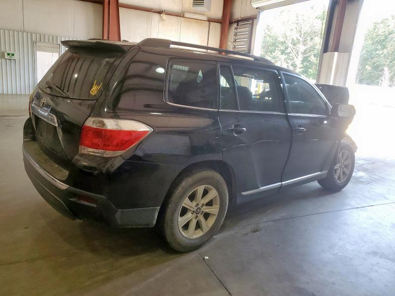 5TDZK3EH7DS129812 - 2013 TOYOTA HIGHLANDER BASE Schwarz Foto 3