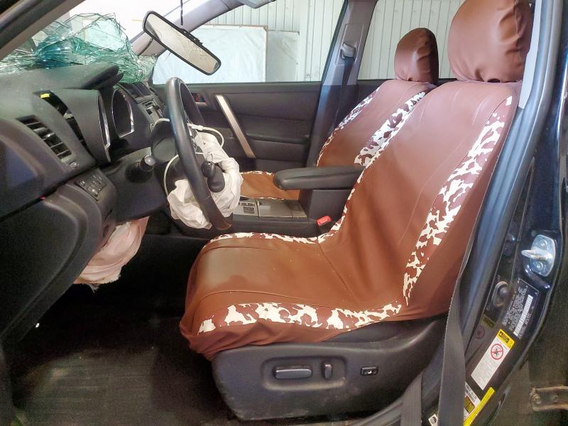 5TDZK3EH7DS129812 - 2013 TOYOTA HIGHLANDER BASE Schwarz Foto 7