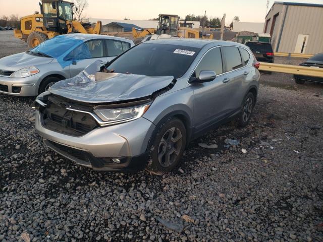 7FARW1H53JE031987 - 2018 HONDA CR-V EX GRAY photo 1