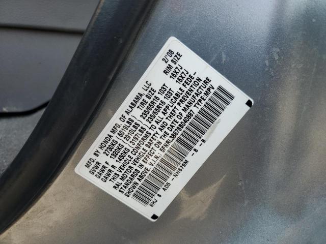 5FNRL38678B040887 - 2008 HONDA ODYSSEY EXL Gümüş foto 13