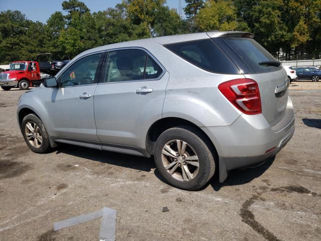 2GNALBEK5G1136437 - 2016 CHEVROLET EQUINOX LS ვერცხლისფერი ფოტო 2