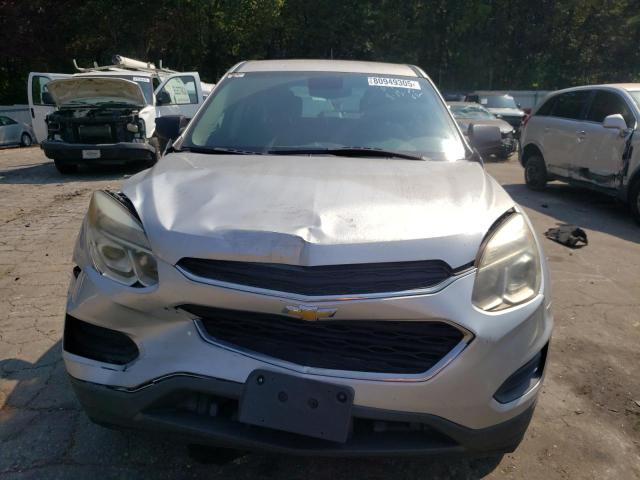 2GNALBEK5G1136437 - 2016 CHEVROLET EQUINOX LS ვერცხლისფერი ფოტო 5
