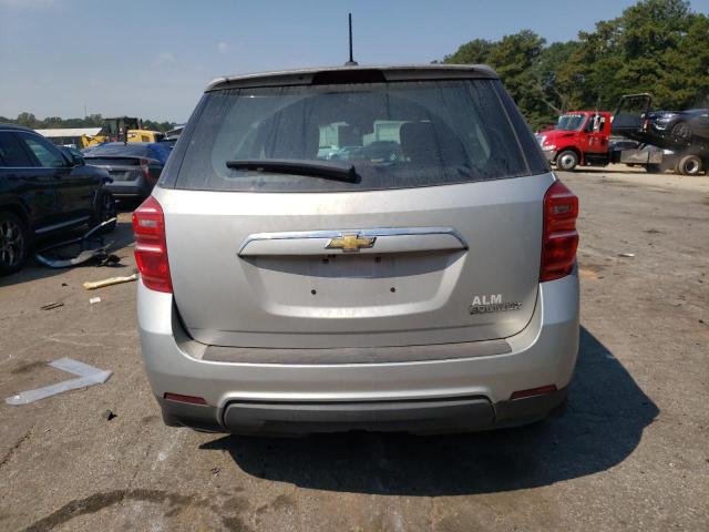 2GNALBEK5G1136437 - 2016 CHEVROLET EQUINOX LS ვერცხლისფერი ფოტო 6