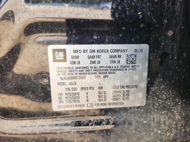 KL4CJASB8KB708562 - 2019 BUICK ENCORE PREFERRED 黑色 照片 14