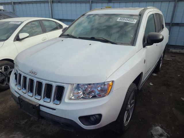 1C4NJDEB3CD625400 - 2012 JEEP COMPASS LATITUDE WHITE photo 1