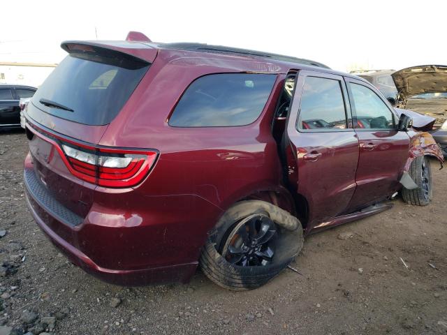 1C4RDJDG0MC765870 - 2021 DODGE DURANGO GT BURGUNDY photo 3