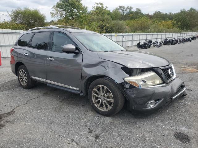 5N1AR2MN9FC718273 - 2015 NISSAN PATHFINDER S Сірий фото 4