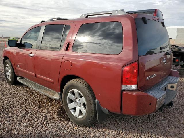 5N1AA08A65N735571 - 2005 NISSAN ARMADA SE RED photo 2