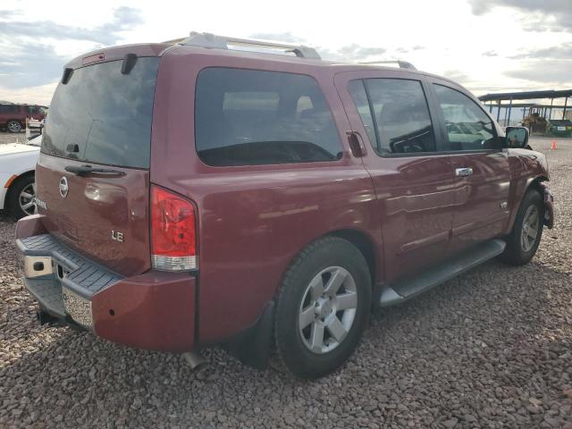 5N1AA08A65N735571 - 2005 NISSAN ARMADA SE RED photo 3