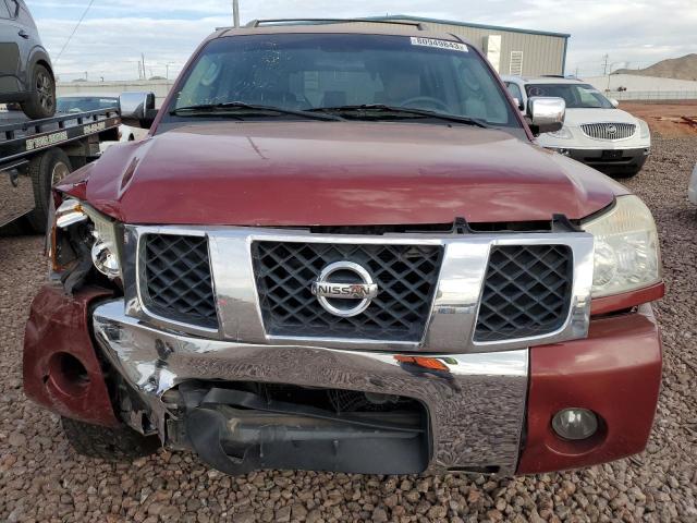 5N1AA08A65N735571 - 2005 NISSAN ARMADA SE RED photo 5