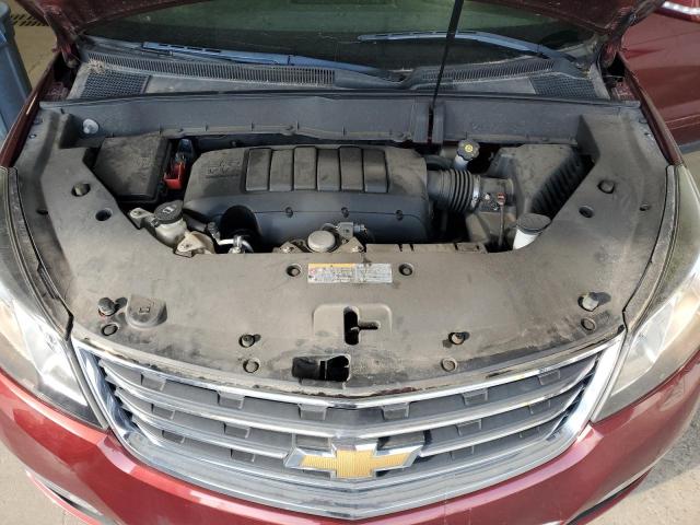 1GNKVHKD0HJ312356 - 2017 CHEVROLET TRAVERSE LT RED photo 12