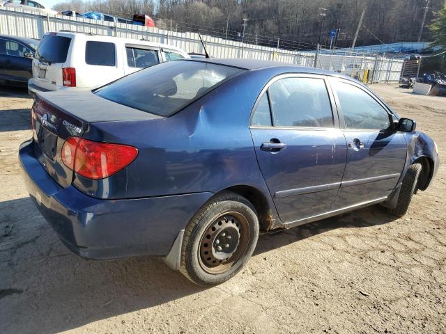 1NXBR32E93Z054284 - 2003 TOYOTA COROLLA CE BLUE photo 3