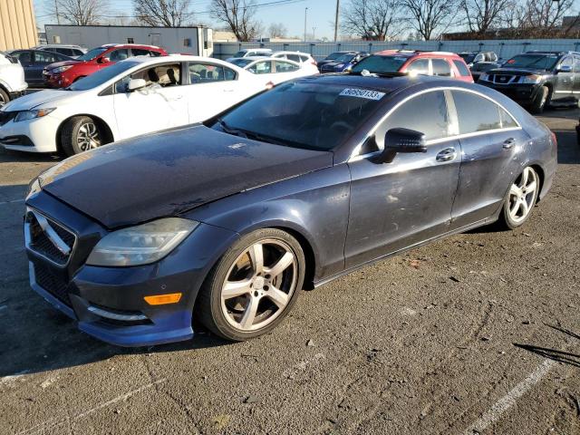 WDDLJ9BB5DA059578 - 2013 MERCEDES-BENZ CLS 550 4MATIC BLUE photo 1