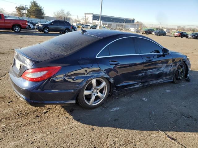 WDDLJ9BB5DA059578 - 2013 MERCEDES-BENZ CLS 550 4MATIC BLUE photo 3