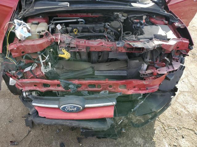 1FAHP3F24CL428025 - 2012 FORD FOCUS SE RED photo 11