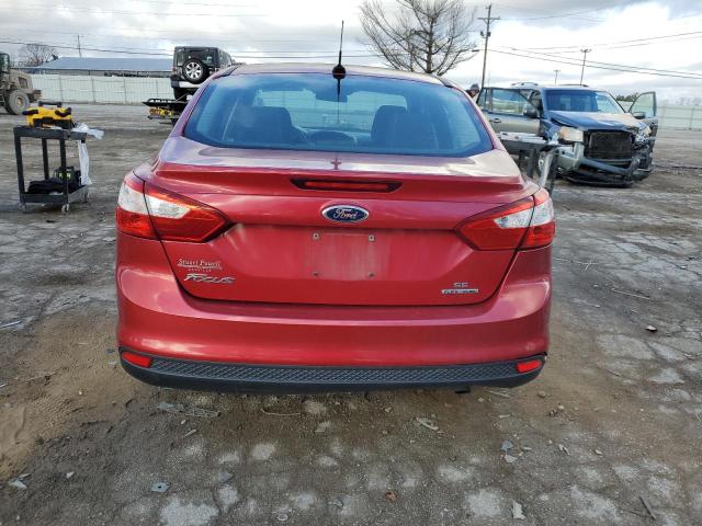 1FAHP3F24CL428025 - 2012 FORD FOCUS SE RED photo 6