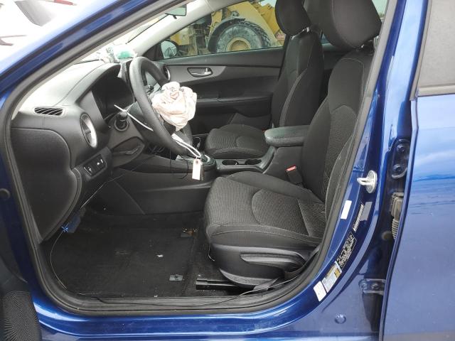 3KPF24AD4KE072942 - 2019 KIA FORTE FE BLUE photo 7