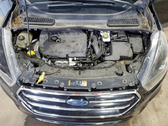 1FMCU9GD0JUD29804 - 2018 FORD ESCAPE SE Czarny zdjęcie 12